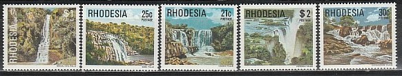 Родезия 1978, Стандарт, Водопады, 5 марок